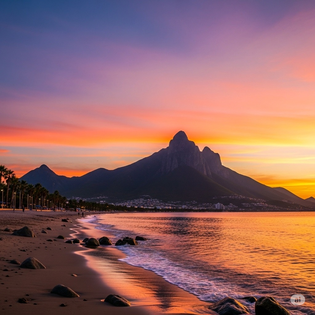 playa en Monterrey
