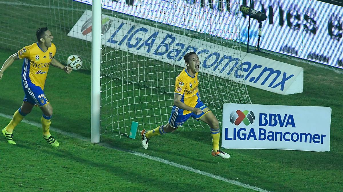 Jesús Dueñas festejando el gol del empate en la Final del Apertura 2016.