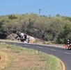 Volcadura de pipa con gasolina en Carretera Nacional en Montemorelos.