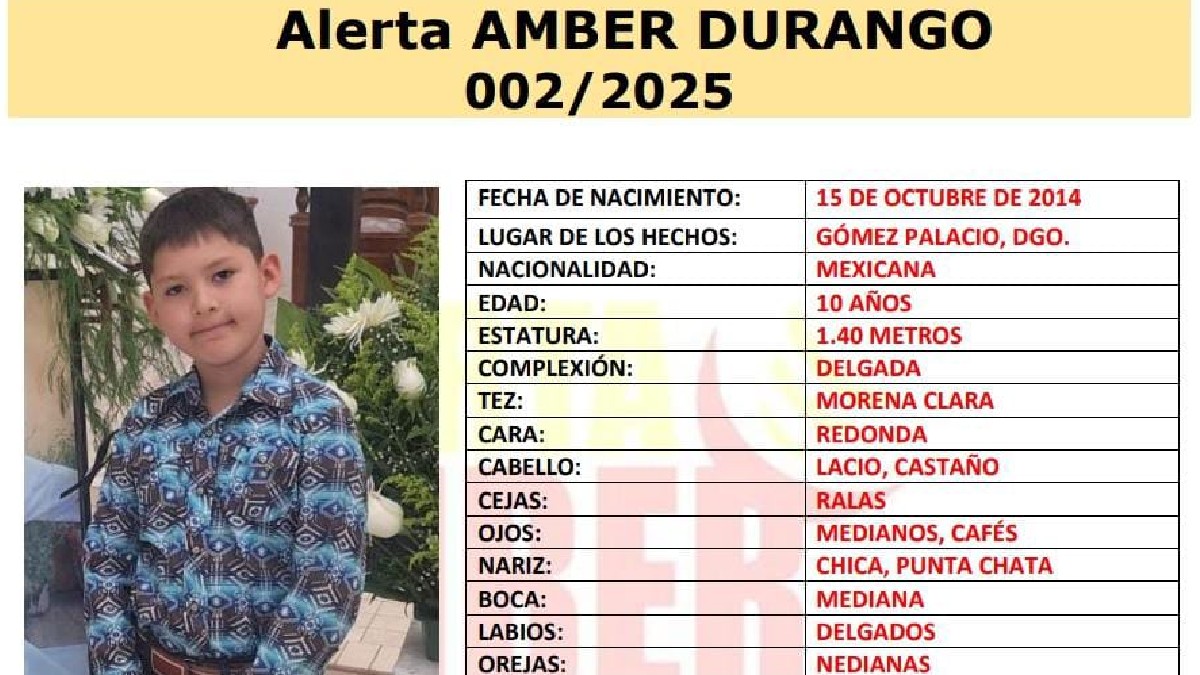 Este jueves se emitió la Alerta Amber por la desaparición de Simón Ángel, un pequeño del que su madre ya había denunciado su sustracción.