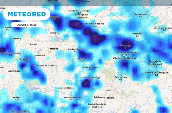 Clima en CdMx para el jueves 7 de agosto del 2025. Clima en CdMx para el jueves 7 de agosto del 2025.