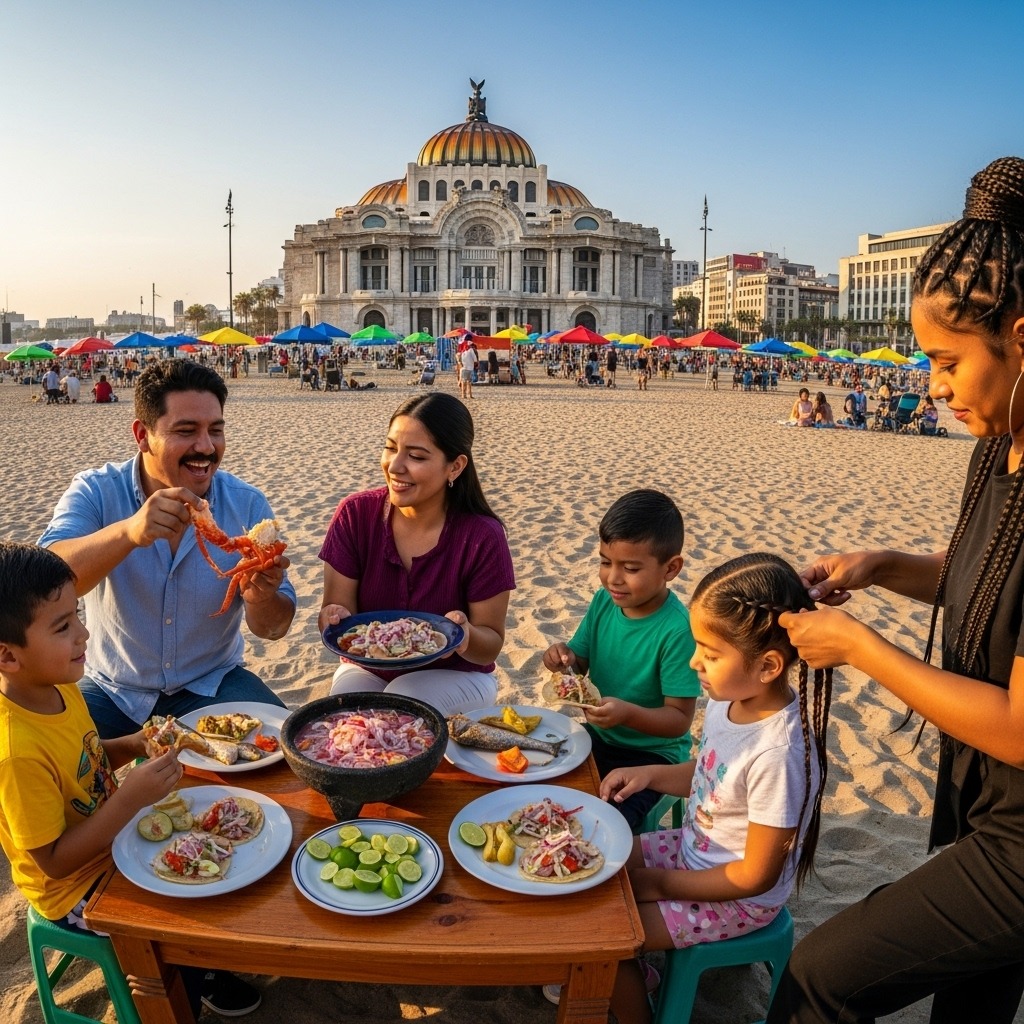 Tener playa en Ciudad de México sería el mayor cambio en la historia de la capital, una utopía que, a juzgar por las imágenes de IA, tiene un encanto innegable.