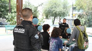 Pelea entre estudiantes de la Preparatoria 9 de UANL