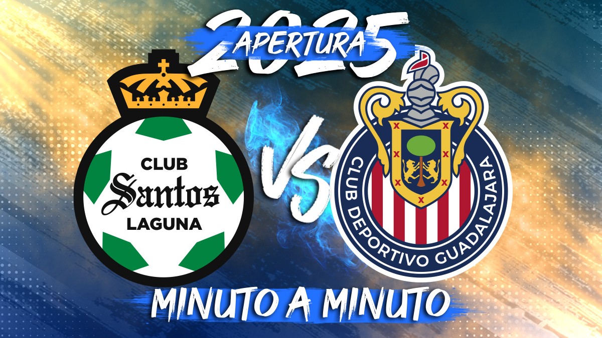 Santos Laguna recibe a las Chivas de Guadalajara este domingo en duelo de la fecha 4 del torneo Apertura 2025 en la cancha del TSM