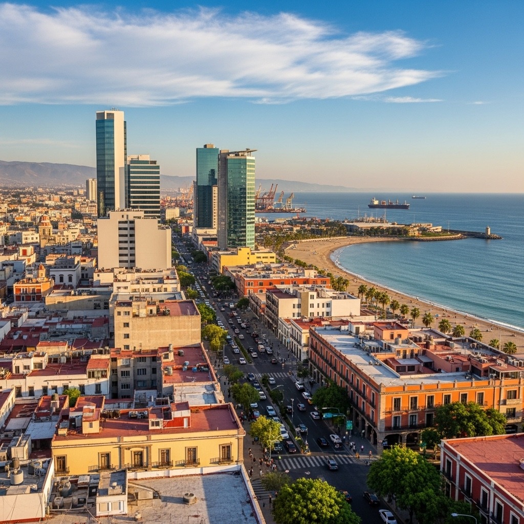 La playa más cercana a Torreón es Mazatlán y el tiempo de viaje es de aproximadamente 5 a 6 horas. Aquí puedes ver cómo sería tener mar en Torreón gracias a la