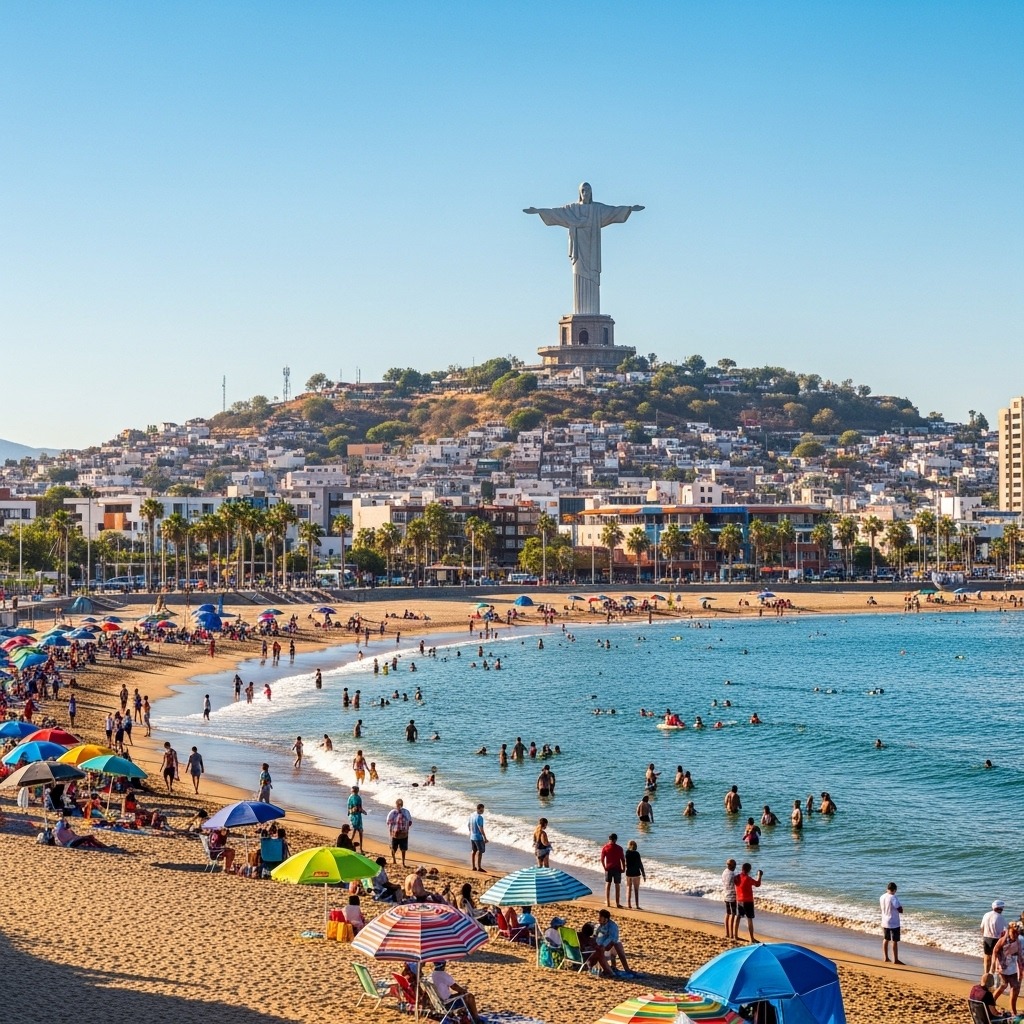 La playa más cercana a Torreón es Mazatlán y el tiempo de viaje es de aproximadamente 5 a 6 horas. Aquí puedes ver cómo sería tener mar en Torreón gracias a la