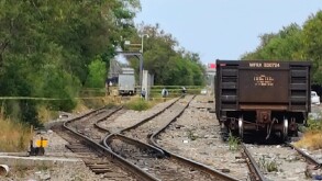 Al arribo de los cuerpos de rescate ya no pudieron hacer nada por el hombre que cayó de uno de los vagones