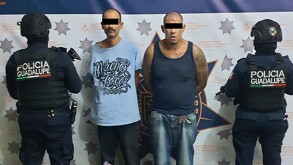 Hombres armados detenidos en Guadalupe, Nuevo León