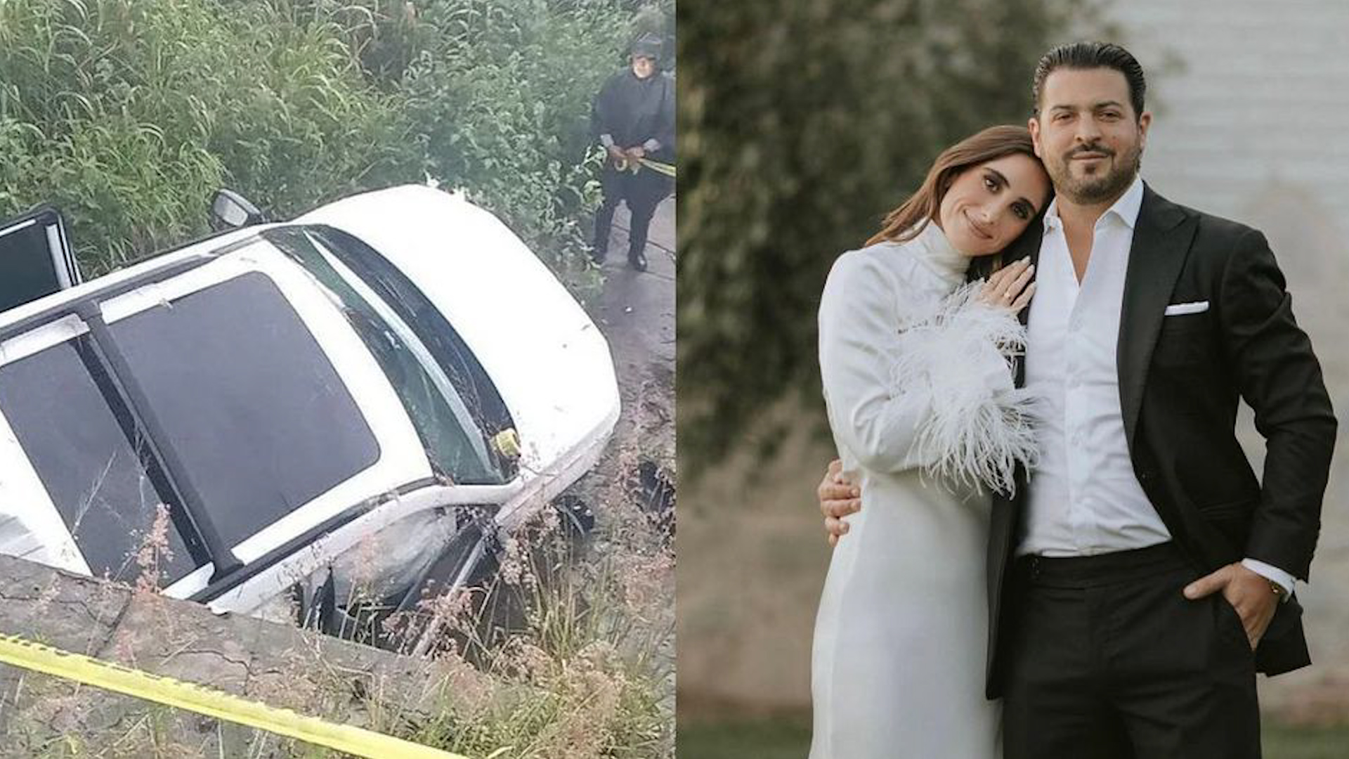 El hijo del exgobernador de Aguascalientes, Luis Armando Reynoso Femat, iba a bordo de una camioneta con su prometida cuando ocurrió el accidente.