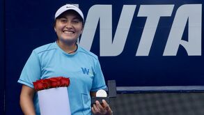 La tenista de Michoacán logró su triunfo en sets corridos ante la tenista hidrocálida.