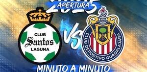 Santos Laguna recibe a las Chivas de Guadalajara este domingo en duelo de la fecha 4 del torneo Apertura 2025 en la cancha del TSM