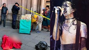 En un hecho insólito para los fieles de la iglesia católica de San Luis Potosí, este domingo se encontraron con una escena sangrienta a las afueras de Catedral.