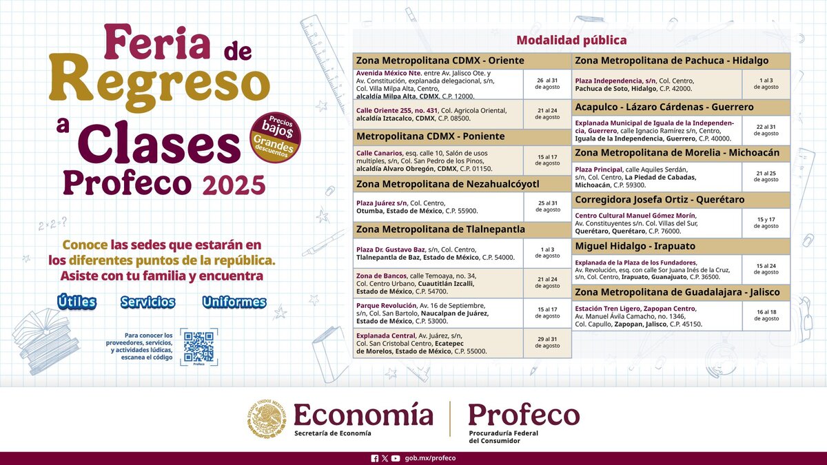 Feria de Regreso a Clases Feria de Regreso a Clases