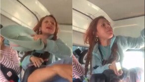 'Lady Combi' agrede a pasajeros en Ixtapaluca; lanzó comentarios racistas y clasistas.