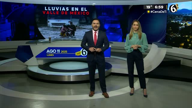 Telediario nocturno CdMx, lunes 11 de agosto de 2025.