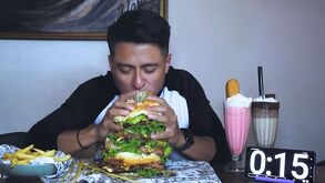 Ale Minero conquistó Puebla con retos de comida imposibles: hamburguesa de 6 pisos, burritos gigantes y más en tiempo récord ¡Mira sus hazañas aquí!