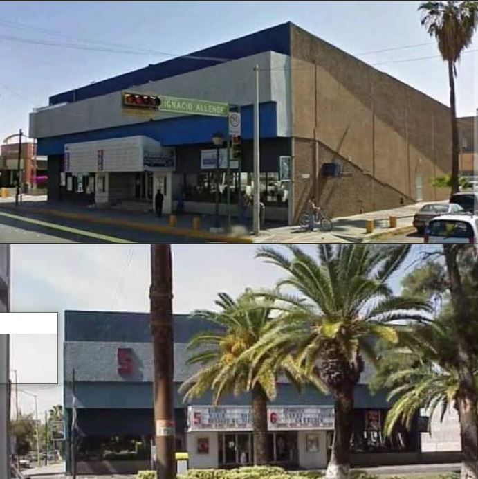 Los icónicos Cines Gemelos Plus estaban en la Colón en la esquina con la calle Allende de Torreón.
