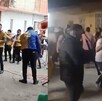 La Banda San Cristóbal, encargada de amenizar la fiesta, se encontraba tocando en el lugar, todo era transmitido en vivo a través de la página oficial del grupo La Banda San Cristóbal, encargada de amenizar la fiesta, se encontraba tocando en el lugar, todo era transmitido en vivo a través de la página oficial del grupo
