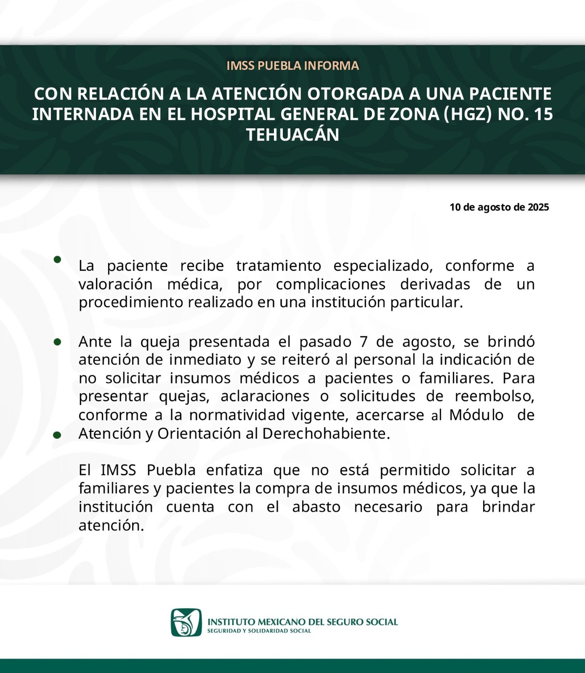 La paciente ingresó al hospital desde el pasado 8 de julio, fecha desde la que no le ha podido realizar la intervención que necesita al padecer cáncer. La paciente ingresó al hospital desde el pasado 8 de julio, fecha desde la que no le ha podido realizar la intervención que necesita al padecer cáncer.
