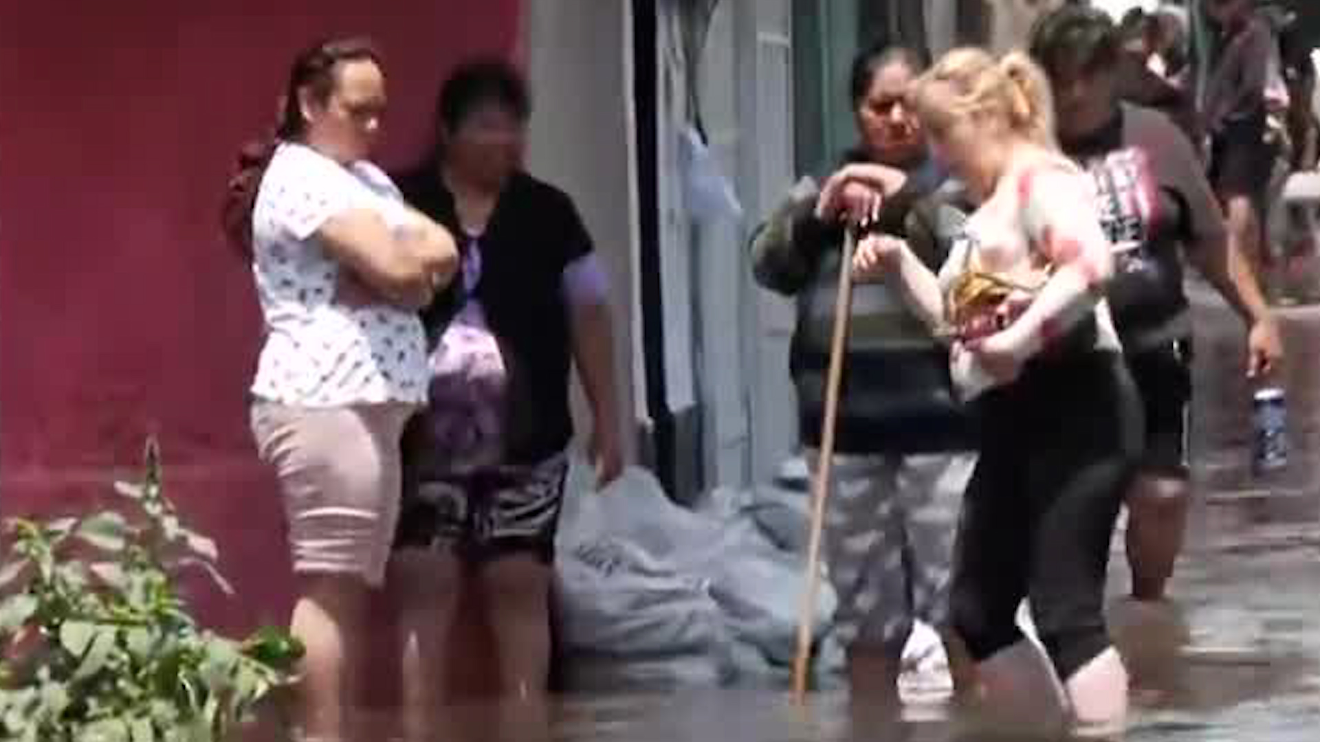El colapso de la red hidráulica de la zona, provocó el alza del nivel del aguda, inundando varias viviendas.