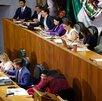 Lorena de la Garza comentó que se analizaría la propuesta Lorena de la Garza comentó que se analizaría la propuesta