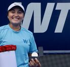 La tenista de Michoacán logró su triunfo en sets corridos ante la tenista hidrocálida.