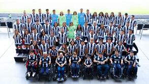 El Club de Futbol Monterrey se tomo la foto oficial del Apertura 2025.