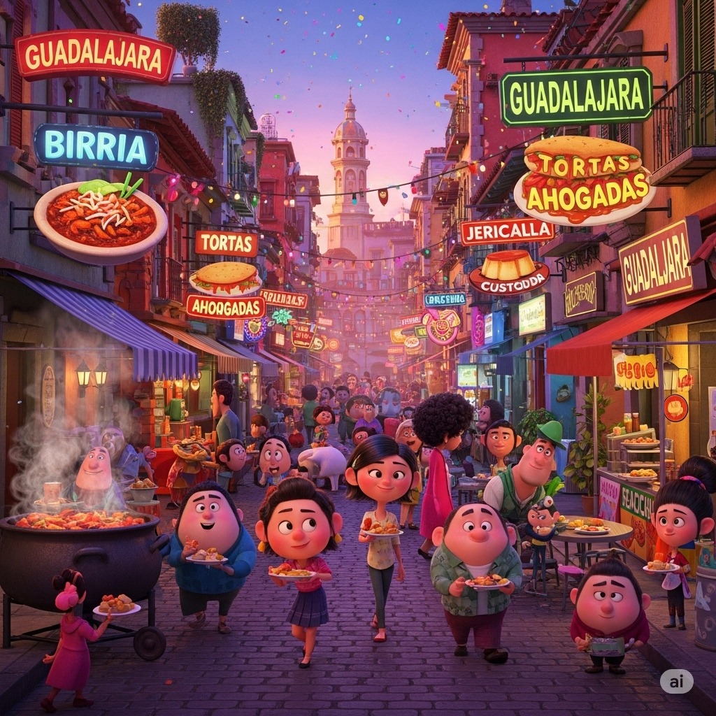 Si Pixar hiciera una película inspirada en Guadalajara, resaltaría su tradición, modernidad y la calidez de su gente. Revisa aquí las fotos de cómo se vería.