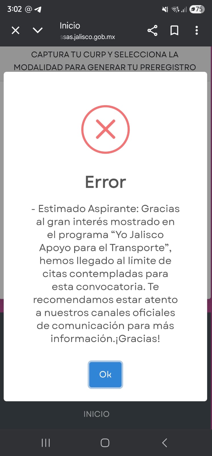 Yo Jalisco error