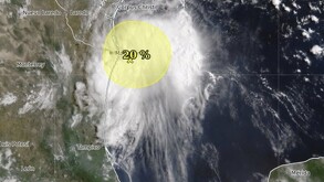 Disturbio tropical originará lluvias en noreste de México