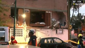 El edificio resultó severamente afectado