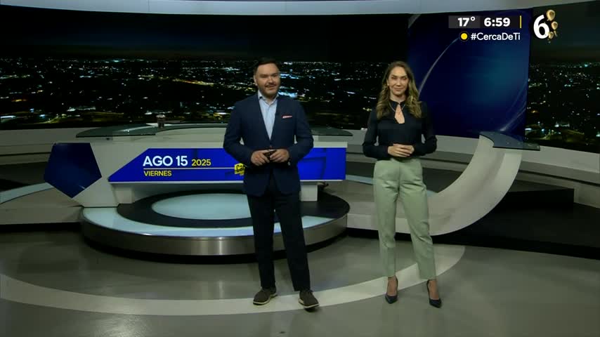 Telediario nocturno CdMx, viernes 15 de agosto de 2025.