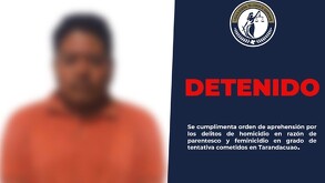 Daniel 'N' asesinó a su hijo con un machete en el municipio de Tarandacuao.