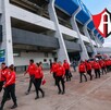 Elementos de seguridad privada en un partido Gallos vs Atlas. Elementos de seguridad privada en un partido Gallos vs Atlas.