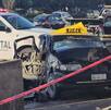 un taxi accidentado