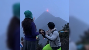 Pareja volcán