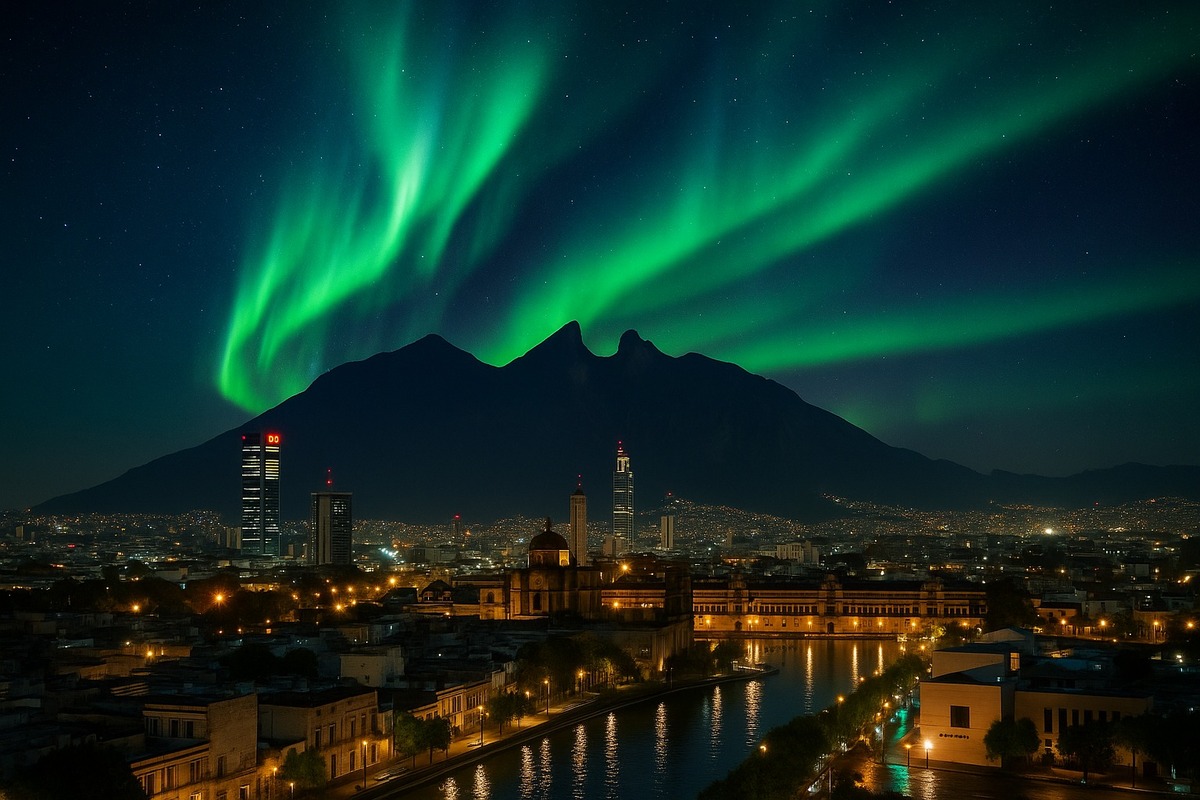 Aurora Boreal Monterrey Aurora Boreal Monterrey