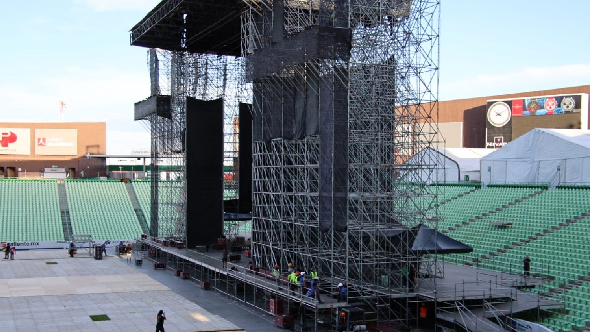 La superestrella mundial Shakira se presentará este miércoles 20 de agosto en el estadio TSM; así es como luce el estadio a dos días del evento. La superestrella mundial Shakira se presentará este miércoles 20 de agosto en el estadio TSM; así es como luce el estadio a dos días del evento.