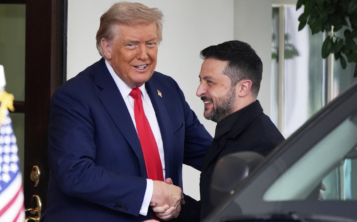 Trump y Zelenski en Washington Trump y Zelenski en Washington