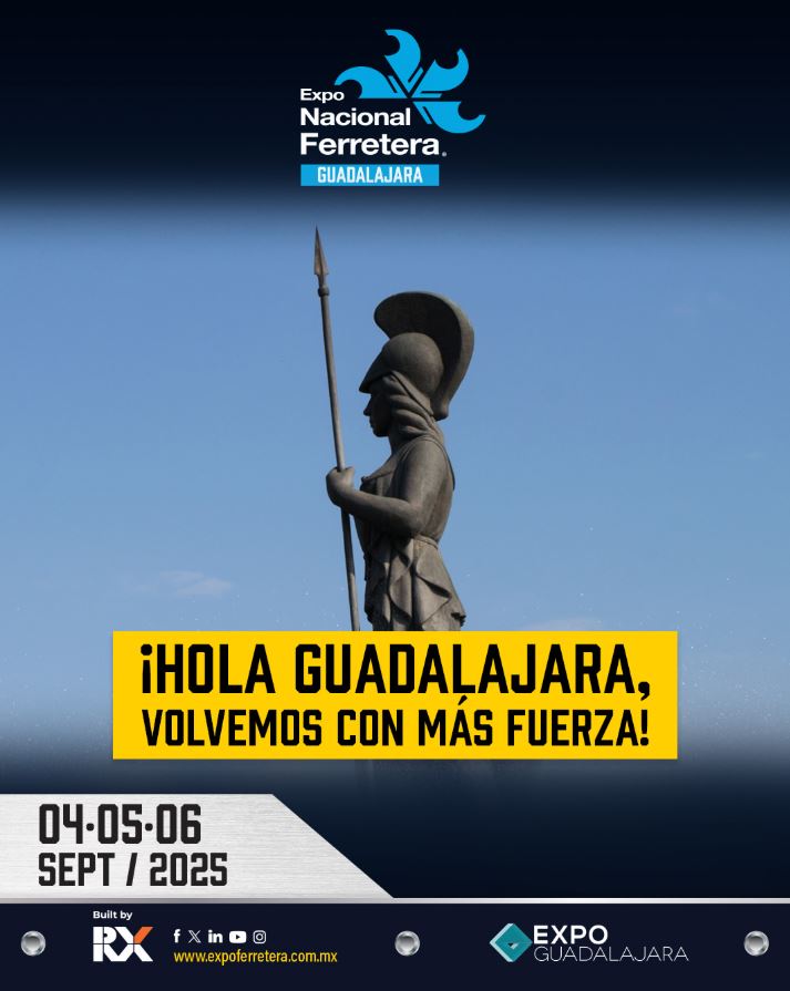 La Expo Nacional Ferretera Guadalajara 2025 promete oportunidades de negocio, reuniendo a miles de profesionales y marcas. Aquí te decimos cuándo será.
