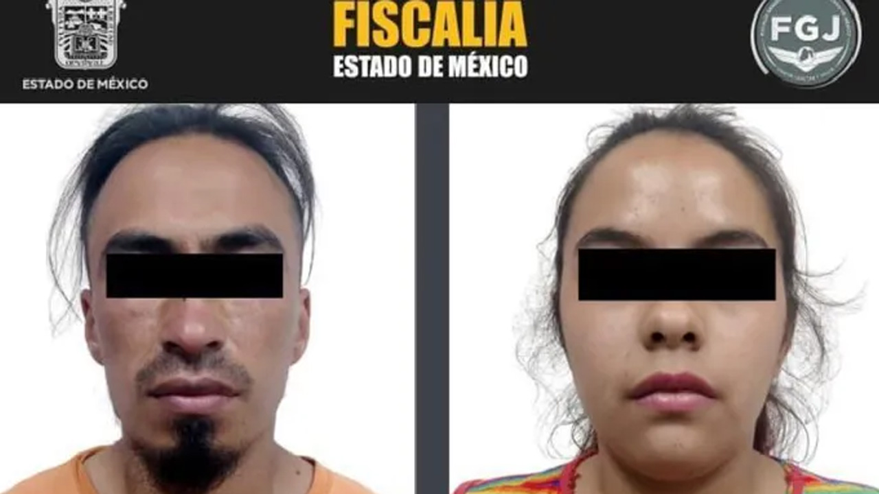 La FGJEM rescató a una menor en Teotihuacán y detuvo a Isela ‘N’ y Eduardo Rafael ‘N’ por su presunta participación en el delito de privación de la libertad.