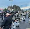 policías afuera del estadio cuauhtémoc