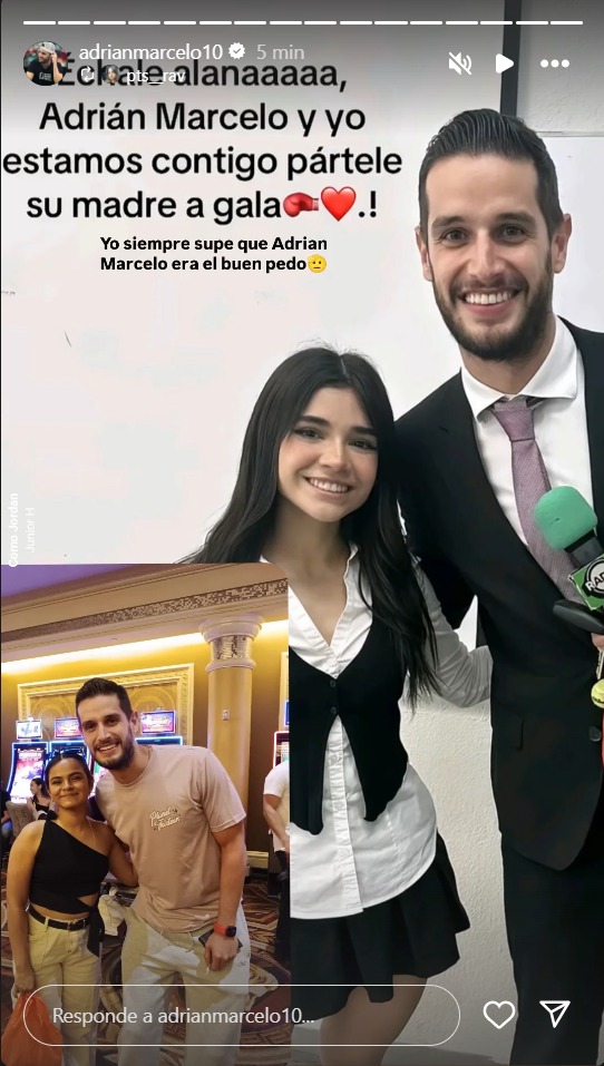 Esta fue la reacción de Adrián Marcelo al resultado del combate entre Alana Flores y Gala Montes