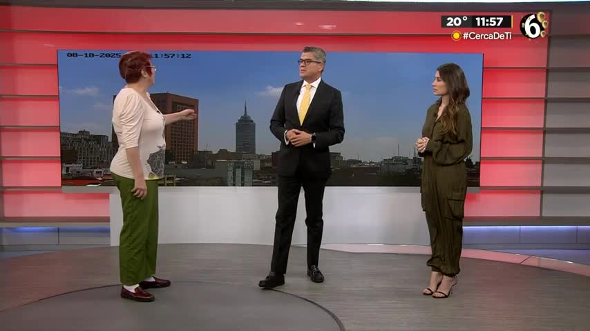 Programa conducido por Cecilia Salamanca, Fernanda Tapia y Jaime Núñez, lunes 18 de agosto de 2025.