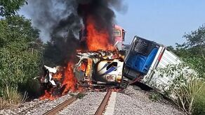 Tren choque Tuxpan