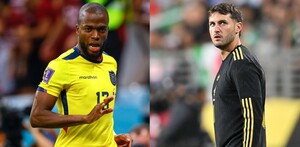Enner Valencia y Santiago Giménez, los delanteros de sus selecciones.