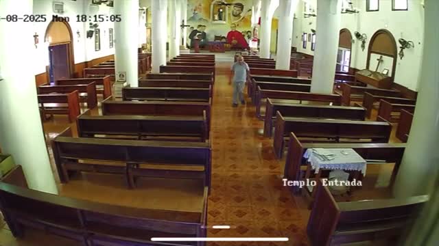 El robo ocurrió en la Parroquia San José de la Montaña ubicada en la colonia Topo Chico.