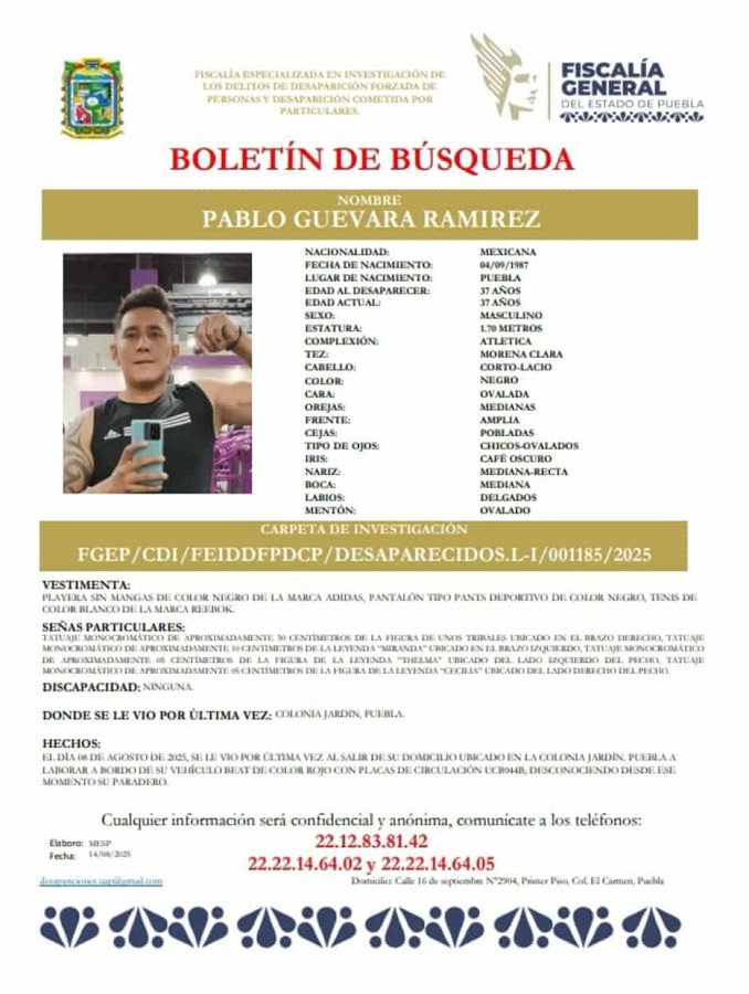 Ambos jóvenes contaban con fichas de búsqueda tras no ser localizados desde que salieron de su hogar, ambos ubicados al sur de la capital poblana.