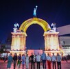 Restauración del Arco de la Independencia en Monterrey