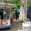 En el sitio se localizaron diversos paquetes con marihuana